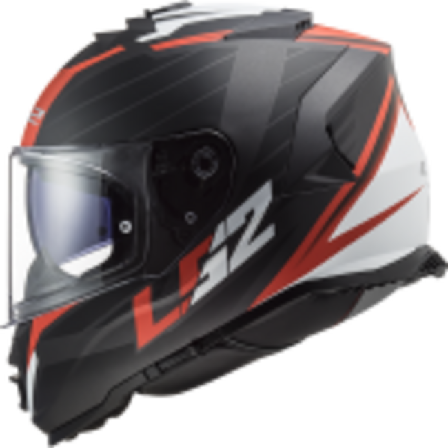 Ls2 Caschi Integrali Nero/rosso
